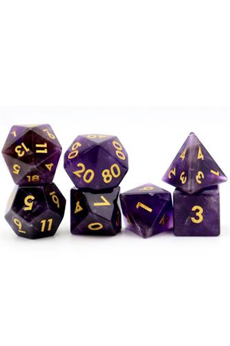 Rollespilsterninger - semiædelsten: Ametyst