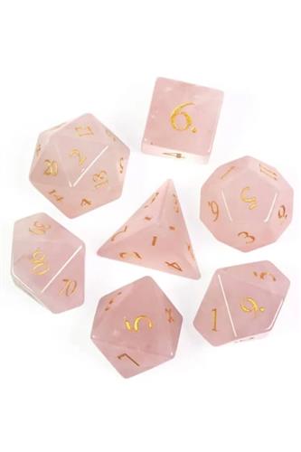 Rollespilsterninger - semiædelsten: Pink krystal II