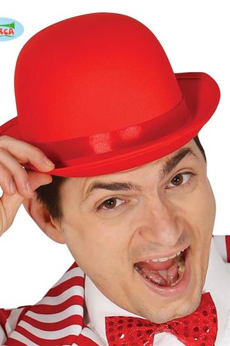 Fancy Bowler Hat, Rød