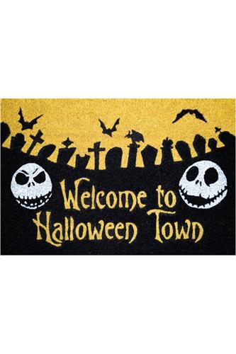 Nightmare Before Christmas - Welcome To Halloween Town Dørmåtte 60x40cm