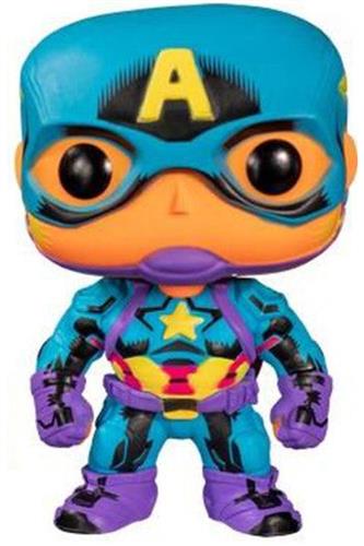 Marvel - Pop! - Captain America (Black Light)