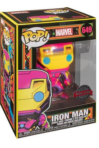 Marvel - Pop! - Iron Man (Black Light)