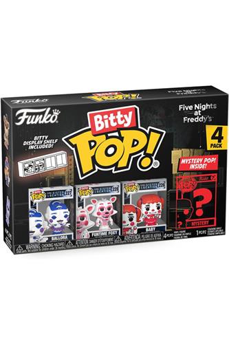 Funko Bitty Pop! Five Nights At Freddy's - Pack 4 Figurines Dont Une Mystère