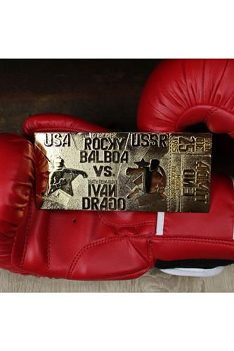 Rocky IV Replica East vs. West Fight Ticket (gold plated)