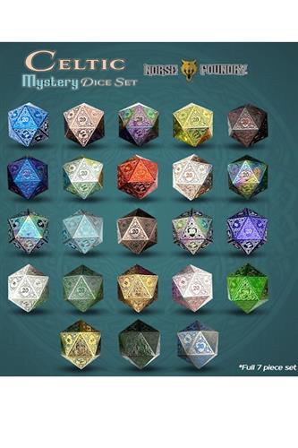 Celtic - Mystery Metal Dice Set