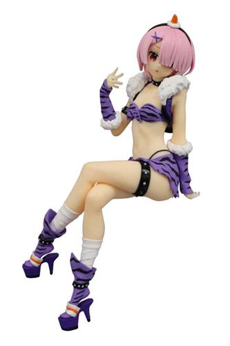 Re Zero - Ram Demon Costume Another Color Ver. Pvc Statue 16cm