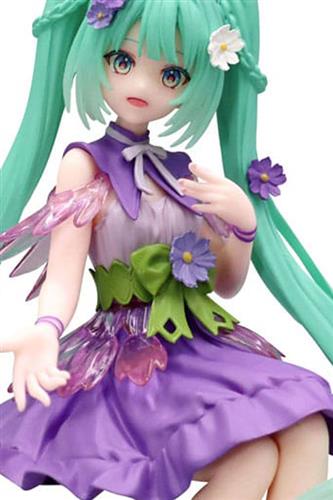 Hatsune Miku - Flower Fairy Cosmos Purple Color Pvc Statue 14cm