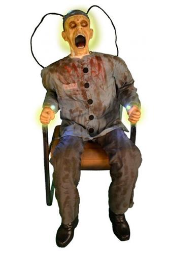 Antage besøgende Total Dødsgangen - Den Elektriske Stol (Indeholder IKKE stol) - 150 cm. - med  lys, lyd, bevægelse | Faraos Webshop