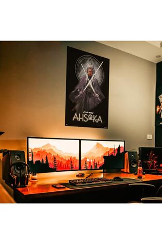 Star Wars Ahsoka Poster Ahsoka Tano Lightsaber