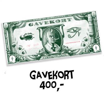 Gavekort 400 kr.