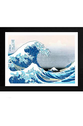 Den Store Bølge - Plakat i Ramme 30x40cm