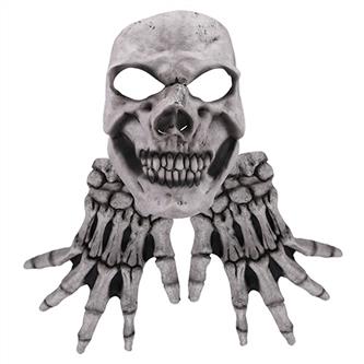 Skelet Maske & Handsker