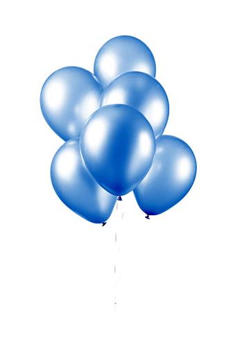 Balloner, Metallic Blå
