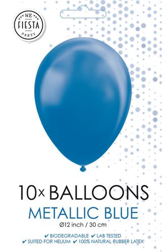 Balloner, Metallic Blå