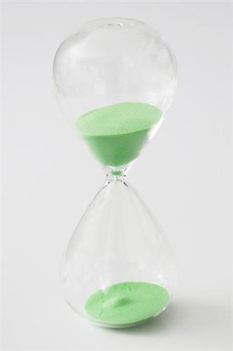 Timeglas - Glas cm), (30 min.) Faraos Webshop