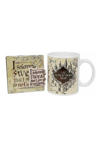 Harry Potter - Marauders Map Mug, Gift Set