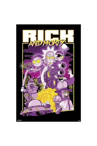 POSTER RICK AND MORTY CHARACTERS