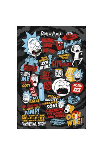 POSTER RICK AND MORTY QUOTES