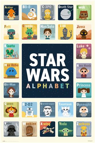 Star Wars - Alphabet Plakat 61x91,5cm