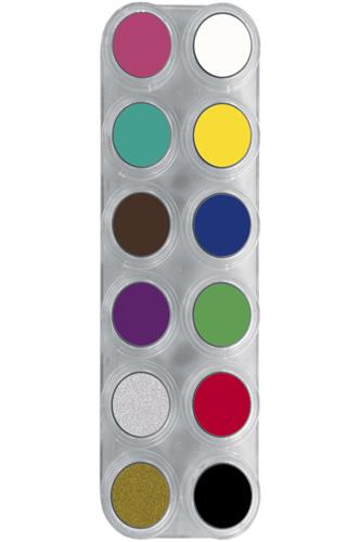 Vandsminke Palette (12x2.5g)