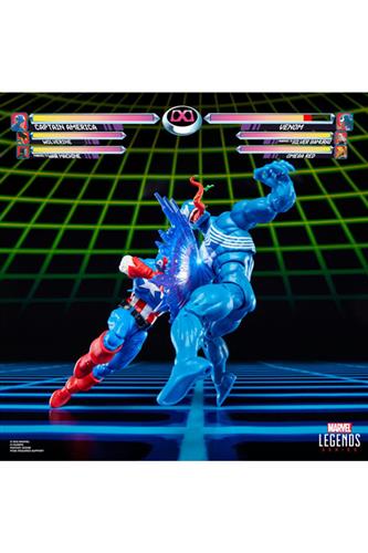 2-Pack Captain America vs. Venom 15 cm