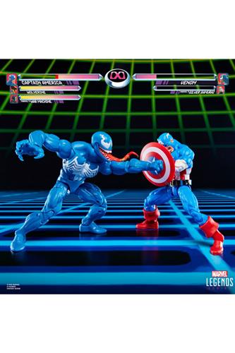 2-Pack Captain America vs. Venom 15 cm