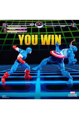 2-Pack Captain America vs. Venom 15 cm
