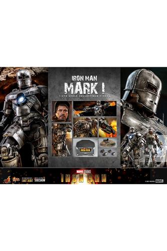 Socle Shattered Base TOYSTRIKES 1/6 Avec LED Pour Hot Toys Iron Man