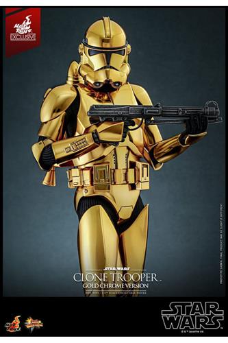 1/6 Clone Trooper (Gold Chrome Version) Exclusive 30 cm