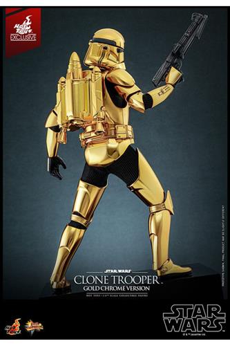 1/6 Clone Trooper (Gold Chrome Version) Exclusive 30 cm