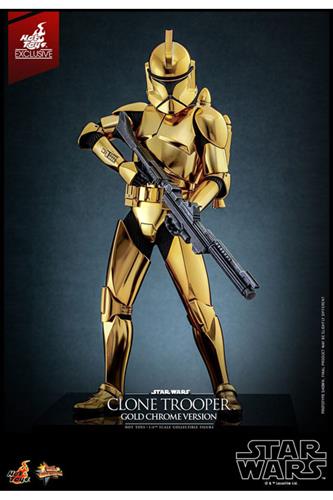 1/6 Clone Trooper (Gold Chrome Version) Exclusive 30 cm