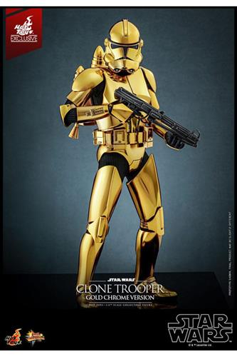 1/6 Clone Trooper (Gold Chrome Version) Exclusive 30 cm