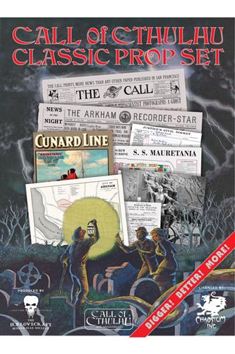 Call of Cthulhu Classic Gamer Prop Set