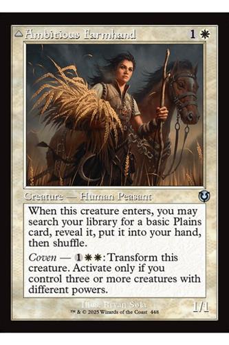 Ambitious Farmhand // Seasoned Cathar