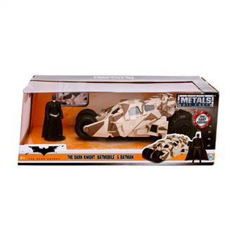 Batman The Dark Knight Diecast Model 1/24 2008 Batmobile Camo with figure