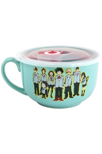 My Hero Academia - UA Ramen Skål med Håndtag og Låg 532ml