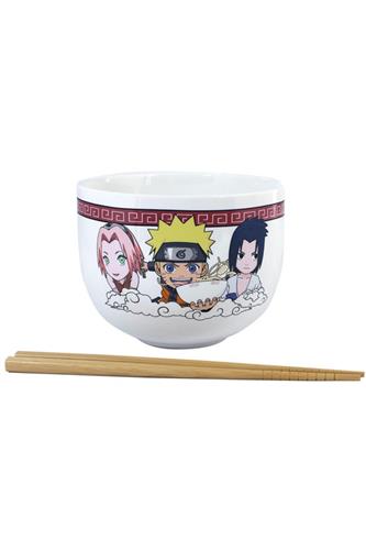 Naruto Shippuden - Team Seven Skål med Spisepinde 414ml