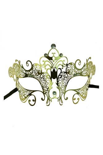 Gylden Venetiansk Maske