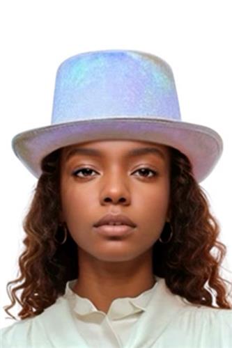 Festlig tophat, hvid