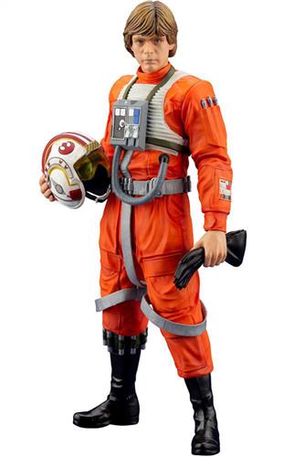 Star Wars Artfx Plus Luke Skywalker X-Wing Pilot 1/10 Pvc Statue 17cm