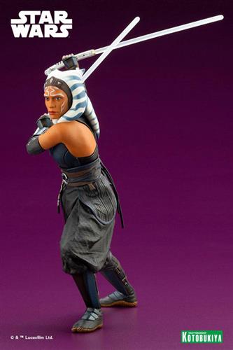 Star Wars Mandalorian Ahsoka Tano Artfx+ Pvc Statue 19 cm