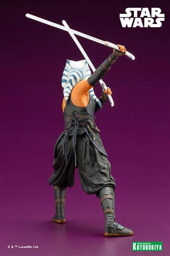 Star Wars Mandalorian Ahsoka Tano Artfx+ Pvc Statue 19 cm