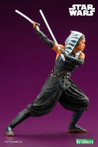 Star Wars Mandalorian Ahsoka Tano Artfx+ Pvc Statue 19 cm