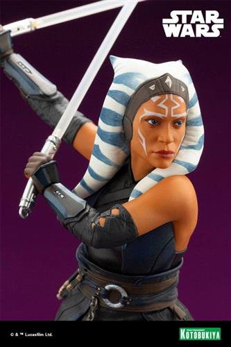 Star Wars Mandalorian Ahsoka Tano Artfx+ Pvc Statue 19 cm