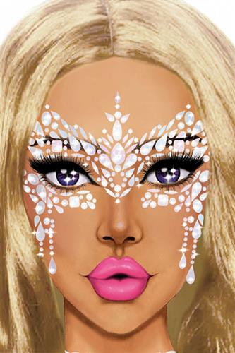 Masquerade Ansigtsjuveler - Klar