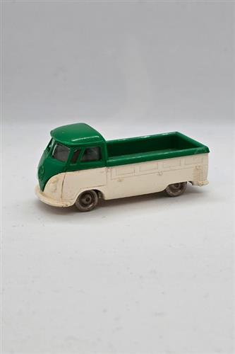 HO Scale Green VW Pickup with White Base