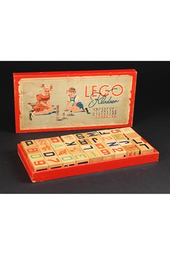 LEGO 500 Wooden LEGO box for 36 blocks