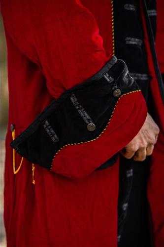 Jack Piratjakke Frock, Rød/Sort