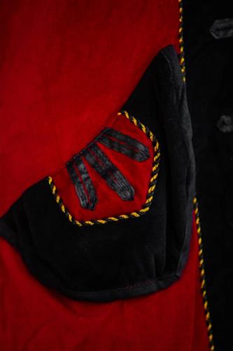 Jack Piratjakke Frock, Rød/Sort