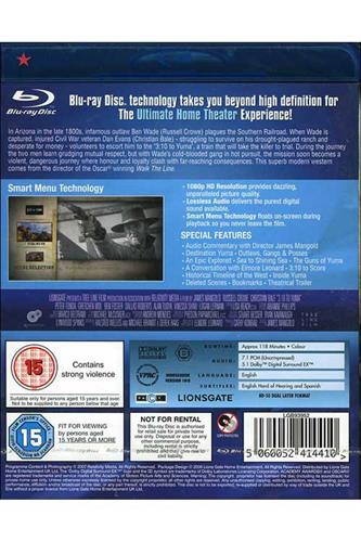 310 To Yuma Blu-Ray - Lionsgate | Faraos Webshop